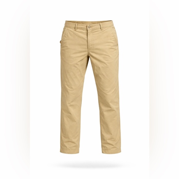 L.L.Bean Other - L.L.Bean Men’s Standard Fit Tan Chino 100% Cotton Pants Flat Front Size 38x29